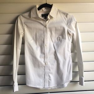 White Non-iron button up